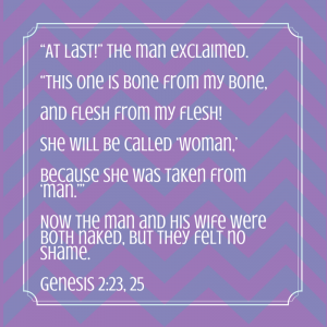 Genesis 2.23- 25