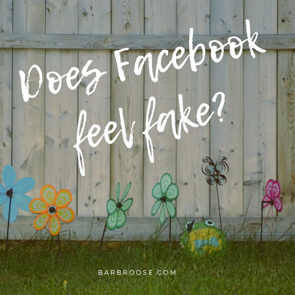 Does Facebook Feel Fake?
